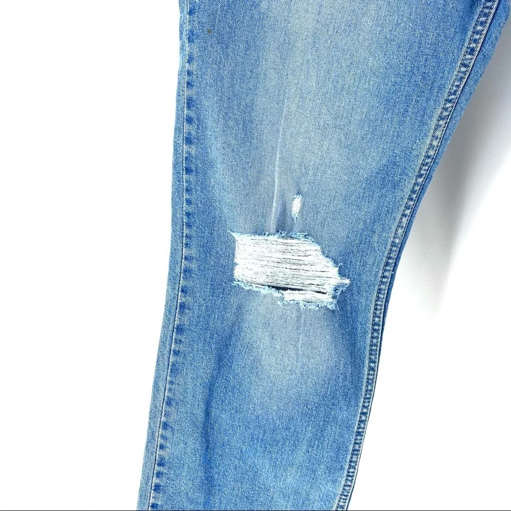 Levi's Men's 511 Slim-Fit Ripped Flex Jeans Blue Wash